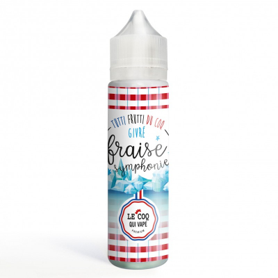 Le Coq Qui Vape - FRAISE SYMPHONIE GIVRÉ (60ml)