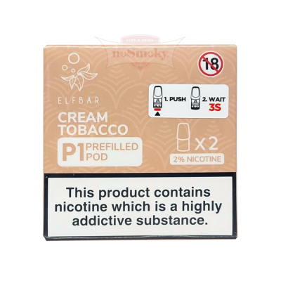 Elf Bar P1 Pods - CREAM TOBACCO (2er Pack)