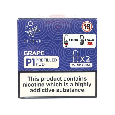 Elf Bar P1 Pods - GRAPE (2er Pack)