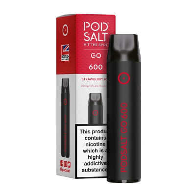 Pod Salt GO 600 - STRAWBERRY ICE
