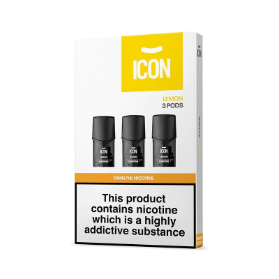 ICON VAPE PODS - LEMON (3er Pack)