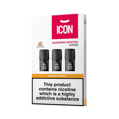 ICON VAPE PODS - RASPBERRY MENTHOL (3er Pack)