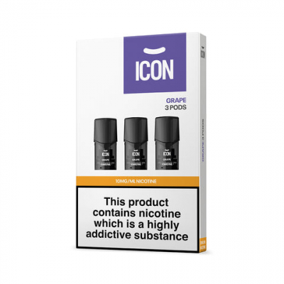 ICON VAPE PODS - GRAPE (3er Pack)