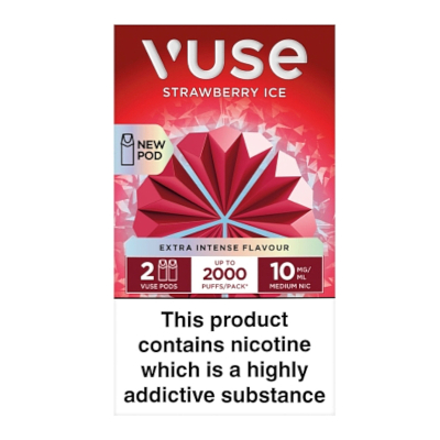 Vuse ePod Caps - STRAWBERRY ICE (Extra Intense Flavour - 2er Pack)