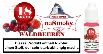 E-Liquid noSmoky - Waldbeeren 18mg/ml Nikotin