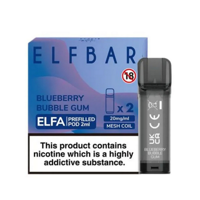 ELF BAR ELFA Pods - Blueberry Bubble Gum (2er Pack)