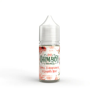 Ohmboy Vol. II - APPLE, ELDERFLOWER & GARDEN MINT 10ml (Nikotinsalz)