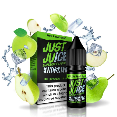 Just Juice - APPLE & PEAR ON ICE 10ml (Nikotinsalz)