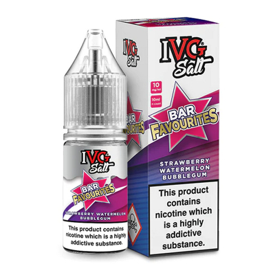 IVG Bar Salt - STRAWBERRY WATERMELON BUBBLEGUM 10ml (Nikotinsalz)