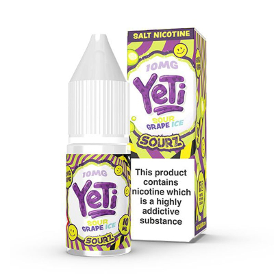 Yeti Sourz - SOUR GRAPE ICE 10ml (Nikotinsalz)