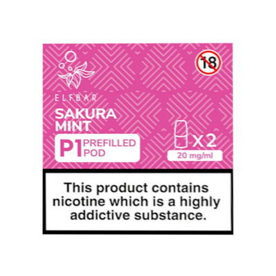 Elf Bar P1 Pods - SAKURA MINT (2er Pack)