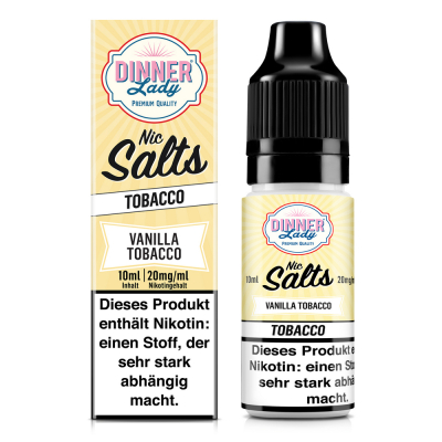 Dinner Lady - VANILLA TOBACCO 10ml (Nikotinsalz)