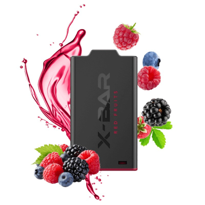 X-Bar X-SHISHA Pod - RED FRUITS