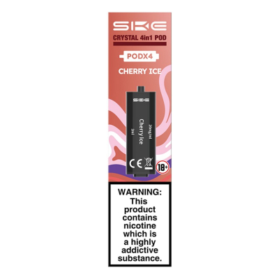 SKE CRYSTAL 4in1 Pods - CHERRY ICE (4er Pack)