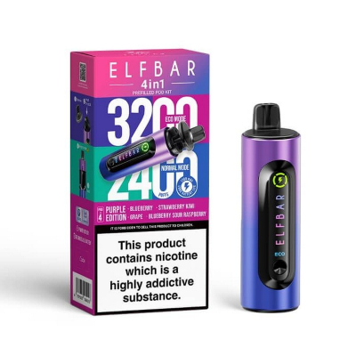 Elf Bar 4in1 Pod Kit - Purple Edition