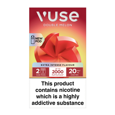 Vuse ePod Caps - DOUBLE MELON (Extra Intense Flavour - 2er Pack)