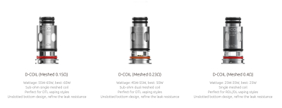 Smok D-COIL Verdampferköpfe