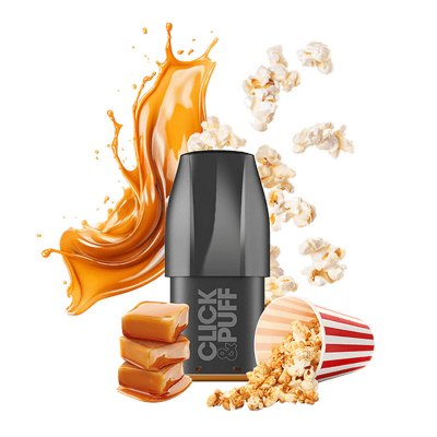 X-BAR Click & Puff Pod - Pop Corn Caramel