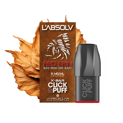 X-BAR Click & Puff Pod - L'Absolv Red Skin