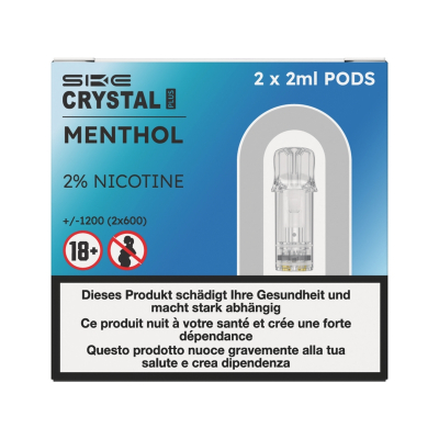 SKE Crystal Plus Pods - MENTHOL (2er Pack)