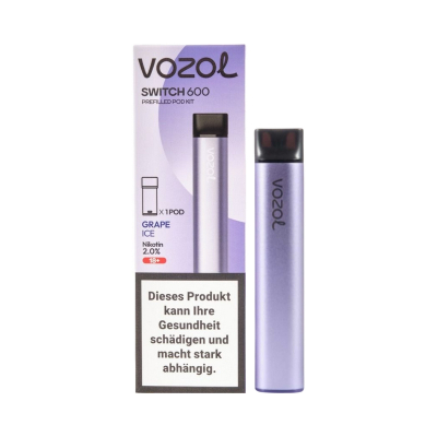 Vozol SWITCH 600 Pod Kit - Grape Ice