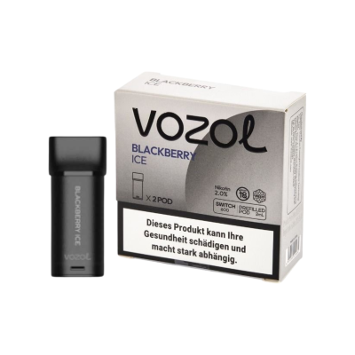 Vozol Switch 600 Pods - BLACKBERRY ICE (2er Pack)