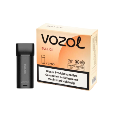Vozol Switch 600 Pods - BULL ICE (2er Pack)