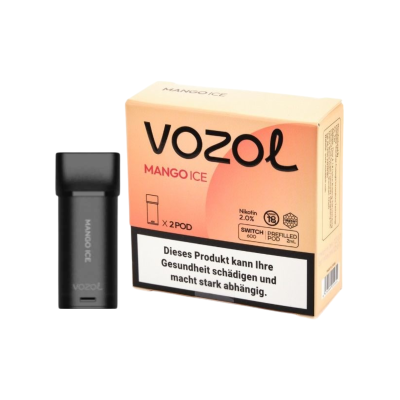 Vozol Switch 600 Pods - MANGO ICE (2er Pack)
