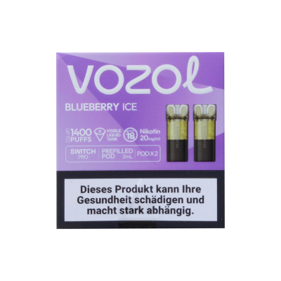Vozol Switch Pro Pods - BLUEBERRY ICE (2er Pack)