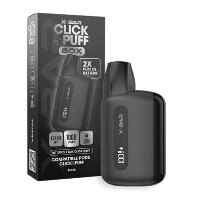 X-BAR Click & Puff - BOX Black