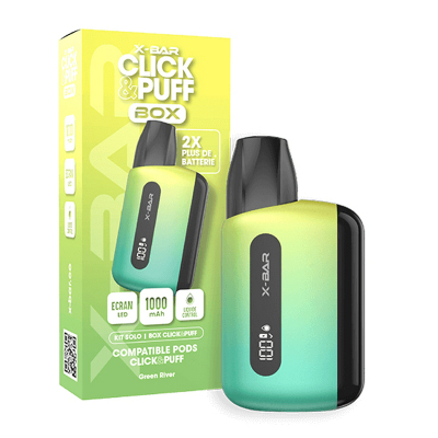 X-BAR Click & Puff - BOX Green River