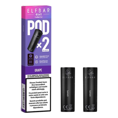 Elf Bar 4in1 Pods - GRAPE (2er Pack)