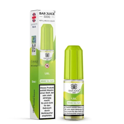 Bar Juice 5000 - LEMON & LIME 10ml (Nikotinsalz)