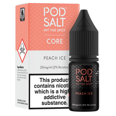 Pod Salt - PEACH ICE 10ml (Nikotinsalz)