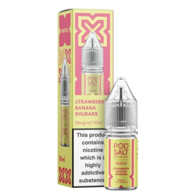 Pod Salt - STRAWBERRY BANANA RHUBARB 10ml (Nikotinsalz)