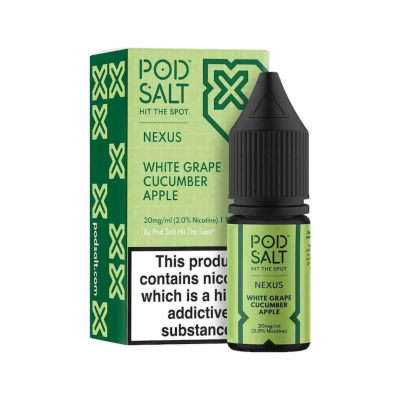 Pod Salt Nexus - WHITE GRAPE CUCUMBER APPLE 10ml (Nikotinsalz)