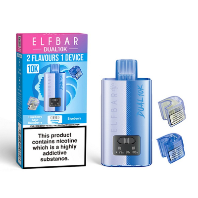 Elf Bar Dual 10K Kit - Blueberry Edition