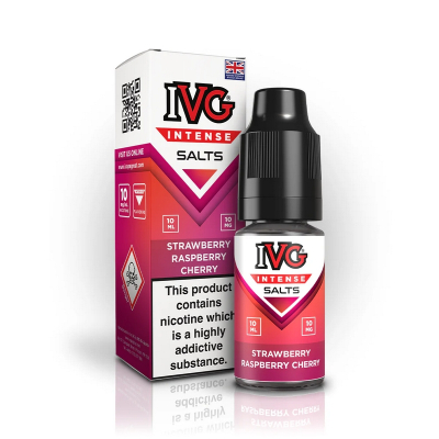 IVG Intense Salts - STRAWBERRY RASPBERRY CHERRY 10ml (Nikotinsalz)