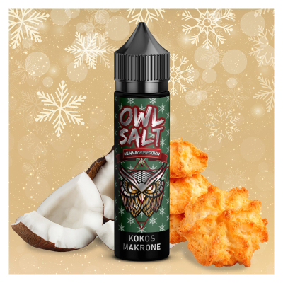 Weihnachtsedition by OWL Salt - KOKOSMAKRONE (10ml)