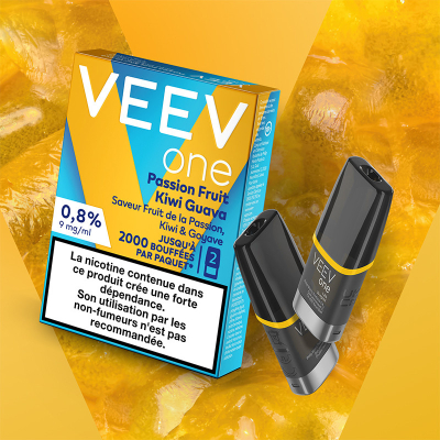 VEEV ONE Pods - Passion Fruit Kiwi Guava (2er Pack)