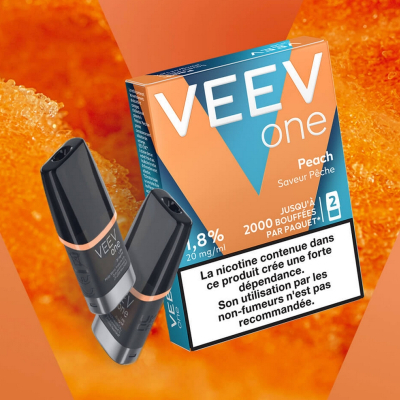 VEEV ONE Pods - Peach (2er Pack)