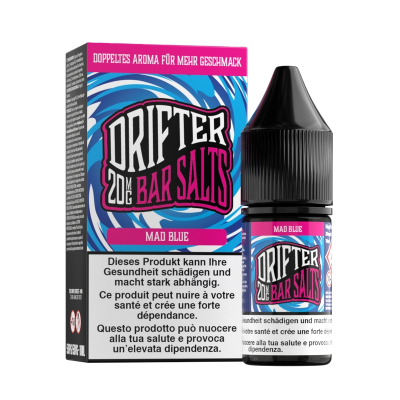 Drifter Bar Salts - MAD BLUE 10ml (Nikotinsalz)