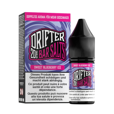Drifter Bar Salts - SWEET BLUEBERRY ICE 10ml (Nikotinsalz)