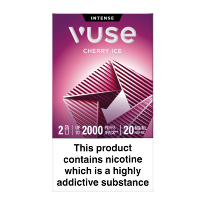 Vuse ePod Caps - CHERRY ICE (Extra Intense Flavour - 2er Pack)