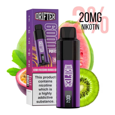Drifter Bar 6000 V2 Kit - KIWI PASSION GUAVA ICE