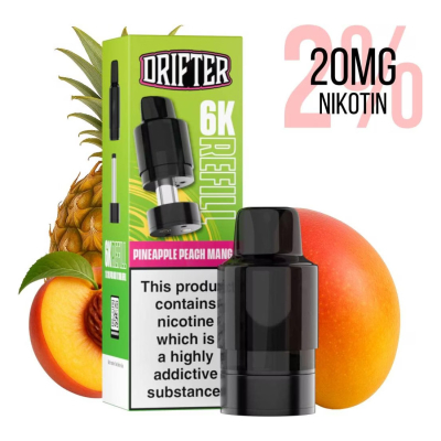 Drifter Bar 6000 V2 - PINEAPPLE PEACH MANGO (Pod + Refill)