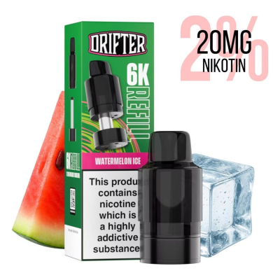 Drifter Bar 6000 V2 - WATERMELON ICE (Pod + Refill)