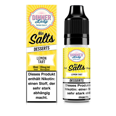 Dinner Lady - LEMON TART 10ml (Nikotinsalz)