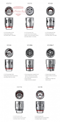 Smok V12 Verdampferköpfe