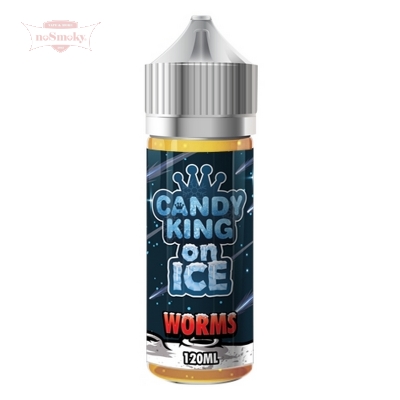 Candy King - SOUR WORMS ON ICE 120ml (Shake & Vape)